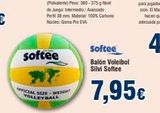 Oferta de Softee  FICIAL SIZE-WEIGHT VOLLEYBALL  Softee Balón Voleibol Silvi Sottee  7,95€  en Froiz