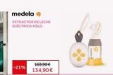 Oferta de Extractor de leche eléctrico Medela por 134,9€ en Prénatal