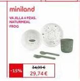 Oferta de Vajilla Miniland por 29,74€ en Prénatal