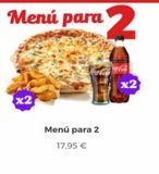 Oferta de Coca-Cola Coca-Cola por 17,95€ en Telepizza