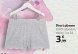 Oferta de Short pijama por 3,99€ en Alcampo