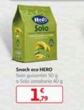 Oferta de Snacks Hero por 1,79€ en Alcampo