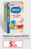 Oferta de Papilla de cereales Nestlé por 5,39€ en Alcampo