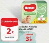 Oferta de Toallitas húmedas para bebé Huggies por 3,99€ en Alcampo