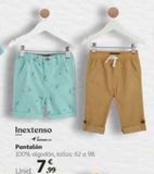 Oferta de Pantalones inextenso por 7,99€ en Alcampo