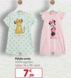 Oferta de  pelele Disney por 7,99€ en Alcampo