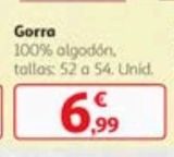 Oferta de Gorra por 6,99€ en Alcampo