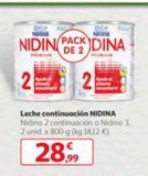 Oferta de Leche de continuación Nidina por 28,99€ en Alcampo