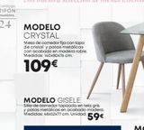 Oferta de Silla de comedor  por 109€ en Tifón Hipermueble