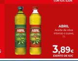 Oferta de Aceite de oliva Abril en CashDiplo