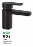 Oferta de ECO  65€  1506 Griferia de lavabo PLANO negro.  por 65€ en Grup Gamma