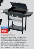 Oferta de PLANCHA EX PLUS     7500KW 2 QUEMADORES por 399€ en BAUHAUS
