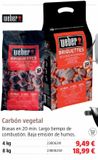 Oferta de BRIQUETAS WEBER FSC SACO DE 4KG por 9,49€ en BAUHAUS