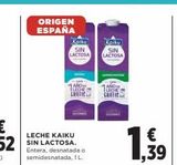 Oferta de Leche Kaiku Kaiku en Hipercor