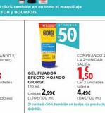 Oferta de Gel fijador Giorgi en Hipercor