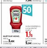 Oferta de Ketchup Heinz en Hipercor