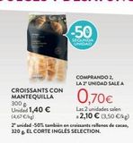 Oferta de Croissants rellenos El Corte Inglés en Hipercor