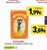 Oferta de Mejillones en escabeche Rosalinda en Hiperber
