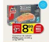 Oferta de Supremas de salmón  en Supermercados Charter