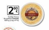 Oferta de Patatas Consum en Supermercados Charter