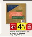 Oferta de Salmón ahumado Mas en Supermercados Charter