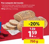 Oferta de Pan por 1,59€ en Lidl
