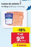 Oferta de Lomos de salmón por 9,39€ en Lidl