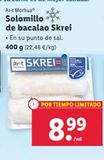 Oferta de Solomillo de bacalao por 8,99€ en Lidl