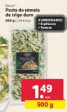 Oferta de Pasta de sémola Deluxe por 1,49€ en Lidl