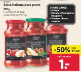 Oferta de Salsas para pasta Deluxe por 1,99€ en Lidl