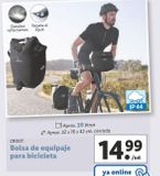 Oferta de Bolsa de equipaje Crivit por 14,99€ en Lidl