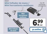 Oferta de Inflador manual Crivit por 6,99€ en Lidl