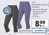Oferta de Pantalones pirata Crivit por 8,99€ en Lidl