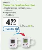 Oferta de Tazas ernesto por 4,99€ en Lidl