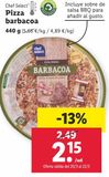 Oferta de Pizza barbacoa chef select por 2,15€ en Lidl