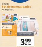 Oferta de Manualidades crelando por 3,99€ en Lidl
