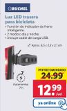 Oferta de Luces led bicicleta por 12,99€ en Lidl