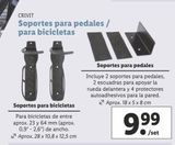 Oferta de Soporte para bicicleta Crivit por 9,99€ en Lidl