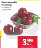 Oferta de Ciruelas por 3,99€ en Lidl