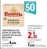 Oferta de Ventresca de atún Claro en Supercor