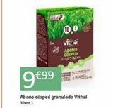 Oferta de 10.0  vithal  ABONO CESPED ADURO RE  9 €99  Abono césped granulado Vithal 10 en 1.  en Jardiland