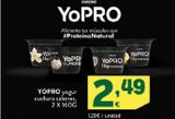 Oferta de Yogur cuchara sabores YOPRO por 2,49€ en HiperDino