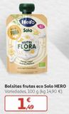 Oferta de Bolsitas frutas eco Solo Hero por 1,49€ en Alcampo