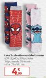 Oferta de Lote 2 calcetines antideslizantes Disney por 4,99€ en Alcampo