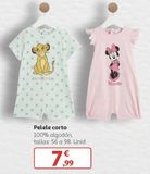 Oferta de Pelele corto Disney por 7,99€ en Alcampo