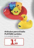 Oferta de Artículos para el baño Playgro surtidos por 1,99€ en Alcampo