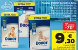 Oferta de Pañales DODOT Sensitive Extra T3, T4, T5 o T6  por 31€ en Carrefour