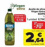 Oferta de Aceite de oliva Virgen Extra KOIPE por 8,79€ en Carrefour