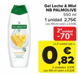 Oferta de Gel leche & Miel NB PALMOLIVE  por 2,75€ en Carrefour