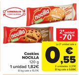 Oferta de Cookies NOCILLA  por 1,82€ en Carrefour
